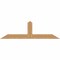 Ekena Millwork Portland Smooth Timber Gable Bracket, Western Red Cedar, 72"W x 21"H x 3 1/2"D x 5 1/2"F, 7/12 Pitch GBW072X21X0406POR00SWR - alternate 1